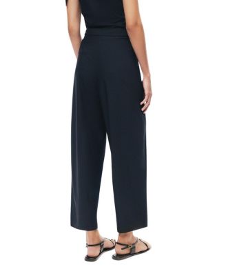  Asymmetric Buckle Detail Pants