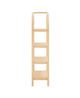 Vexley 60 Inch Arched Bookshelf