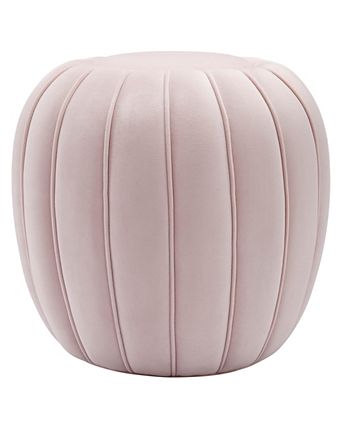 Celebrate Channel Tufted Performance Velvet Ottoman