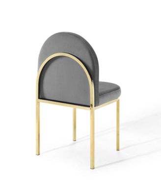 Isla Performance Velvet Dining Side Chair, Set of 2