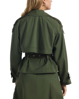 Ines Cropped Trench Jacket