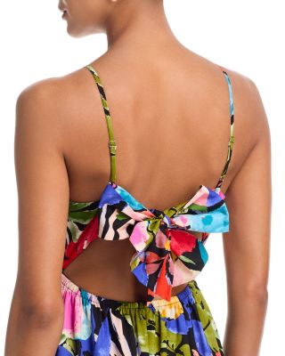 Fruit Floral Contrast Ric Rac Maxi Dress - Exclusive