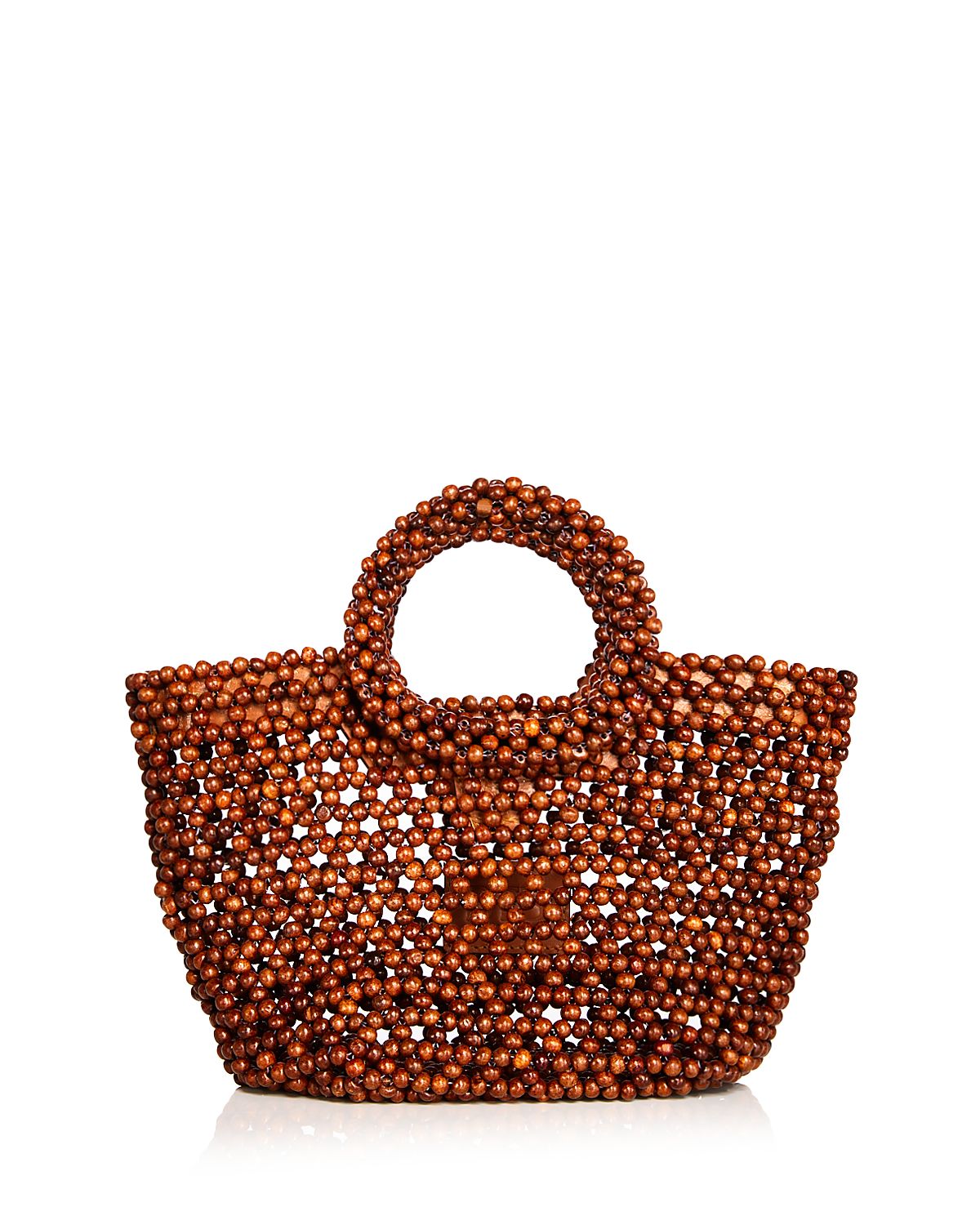 Aqua Woven Top Handle Bag - Exclusive