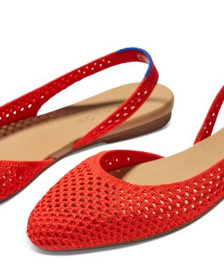 Women's The Almond Mesh Slingback Flats