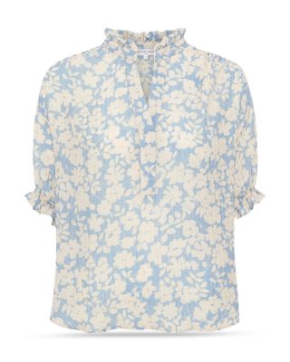 Cephise Ruffled Edge Top