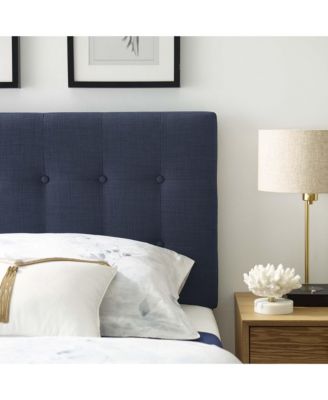 Emily Upholstered Fabric Headboard, Twin