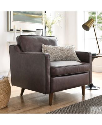 Impart Genuine Leather Armchair