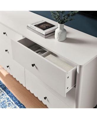 Emmeline Scalloped 6-Drawer Dresser