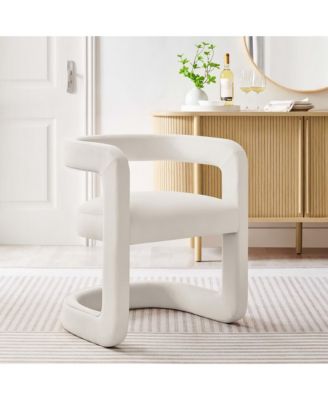 Winslow Barrel Performance Velvet Dining Chair