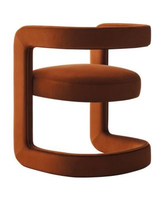 Winslow Barrel Performance Velvet Dining Chair