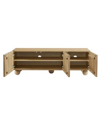 Sorren Scalloped 54" Wood TV Stand