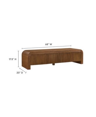 Waterflute 68" Fluted TV Stand