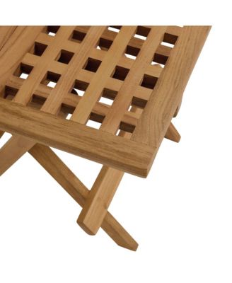 Vienna Outdoor Patio Teak Wood Side Table