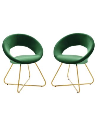 Nouvelle Performance Velvet Dining Chair, Set of 2