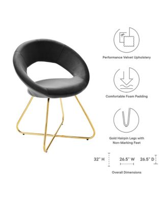 Nouvelle Performance Velvet Dining Chair, Set of 2