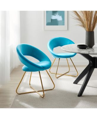 Nouvelle Performance Velvet Dining Chair, Set of 2