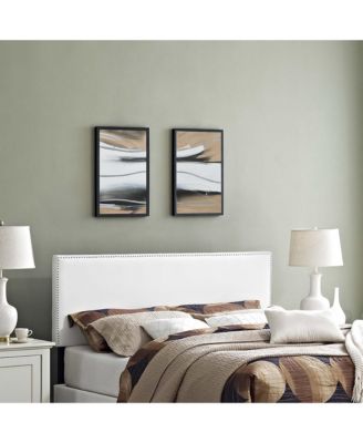 Phoebe Upholstered Vinyl Headboard, Full