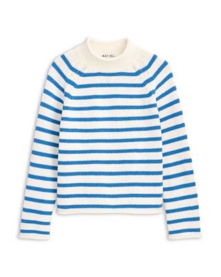 Eastport Striped Roll Neck Sweater