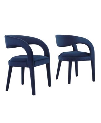 Pinnacle Performance Velvet Dining Chair, Set of 2