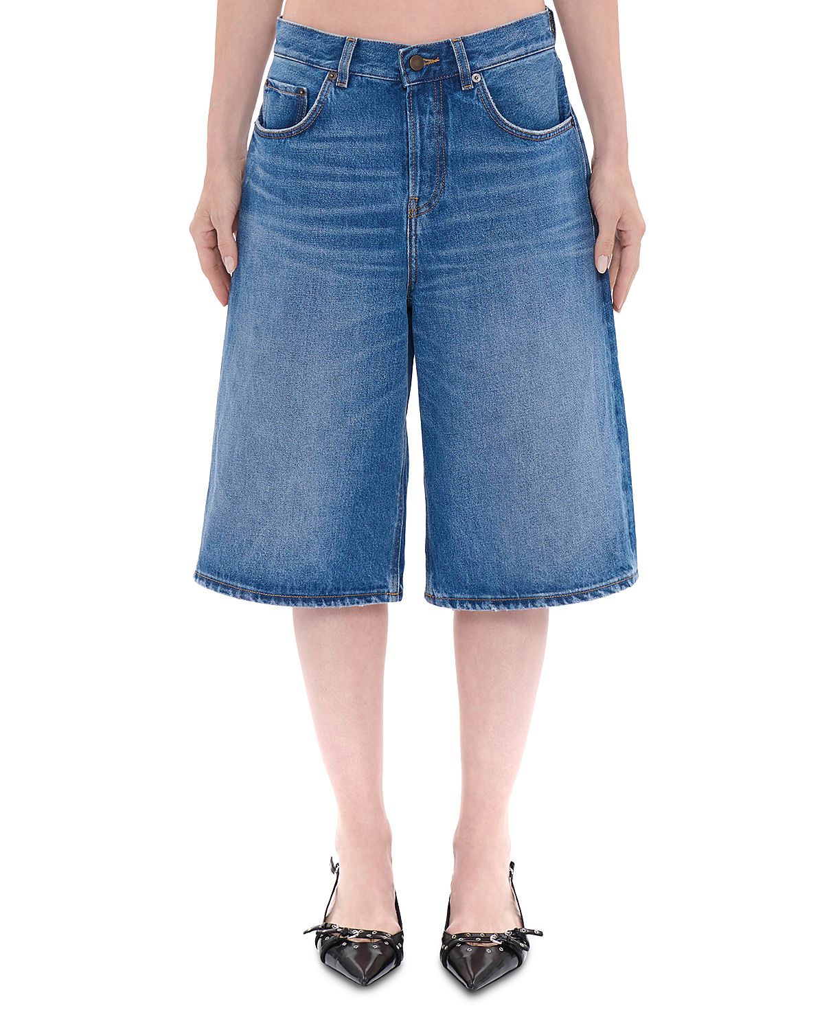 Haikure New Becky Mid Rise Jean Shorts