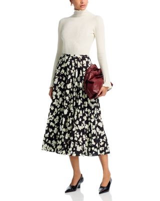 Runa Floral Print Maxi Skirt