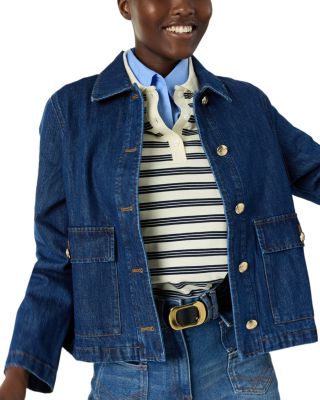 Taina Denim Buttoned Jacket