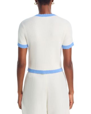 Bennet Rib Knit Short Sleeve Top