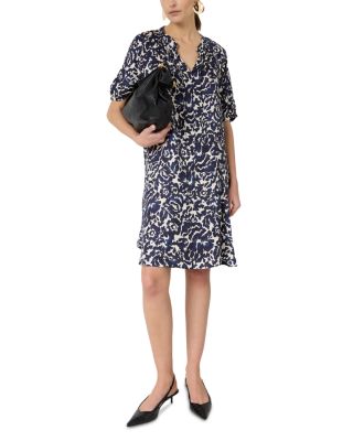 Raliah Split Neck Dress