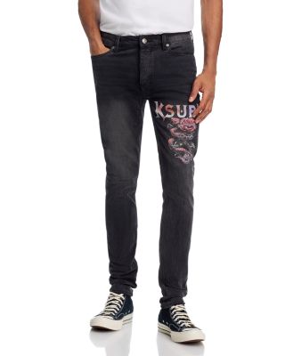Van Winkle Skinny Fit Jeans in Black
