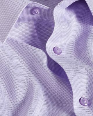 Trim Fit Micro Dobby Dress Shirt