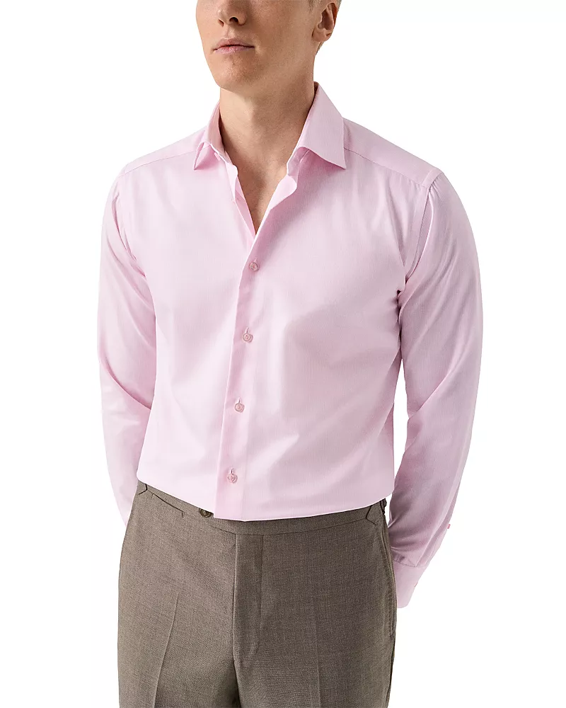 Eton Cotton Stripe Dress Shirt