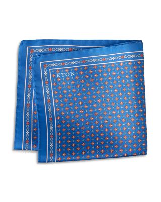 Floral Silk Twill Pocket Square