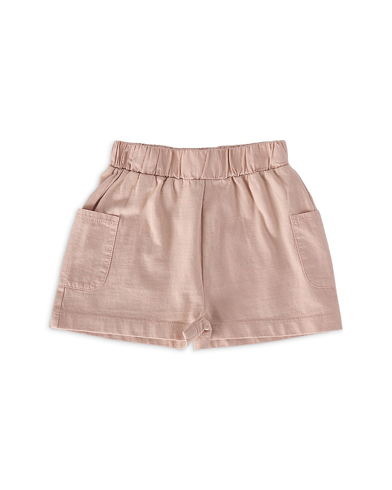 Pehr Girls' Garment Dye Shorts - Baby, Little Kid In Brown