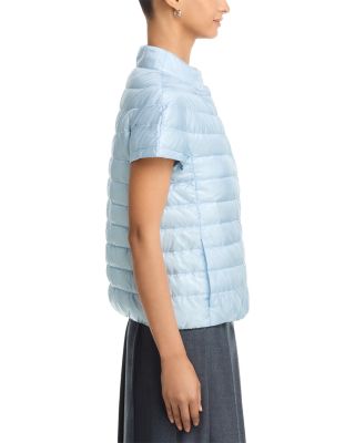 Iconico Greta Cap Sleeve Puffer Coat