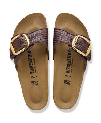 Women's Madrid Big Buckle Raffia Sandals - Exclusive
