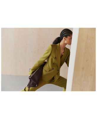 Vigo Suede & Grain Leather Tote