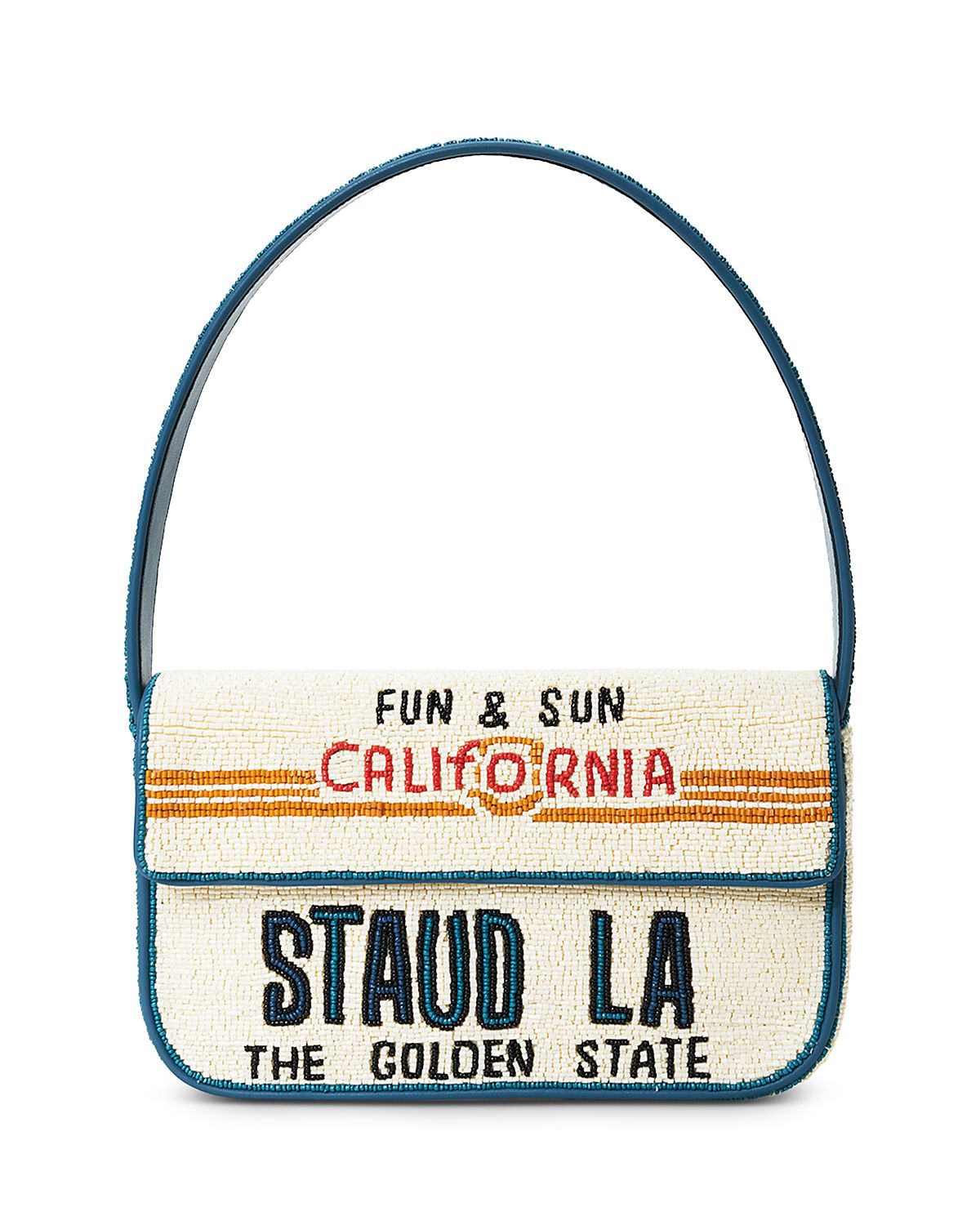 Staud Tommy Beaded Shoulder Bag