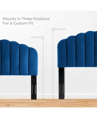 Modway Veronique Performance Velvet Headboard, Full/Queen