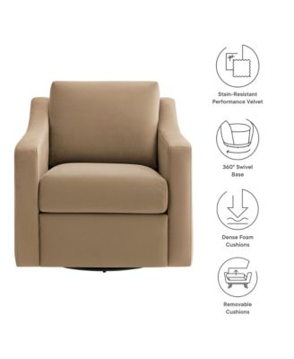  Liora Performance Velvet Armchair