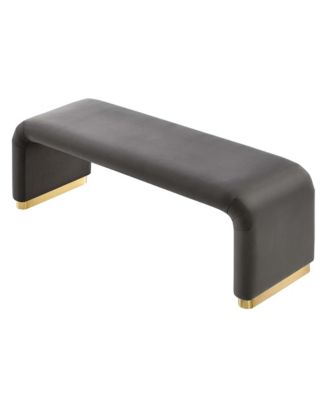 Koda Performance Velvet Waterfall Long Bench