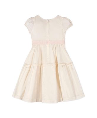Girls' Organic Puff Sleeve Tiered Party Dress - Little Kid, Big Kid