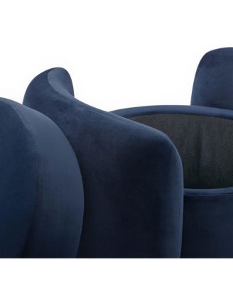 Nebula Upholstered Performance Velvet Ottoman