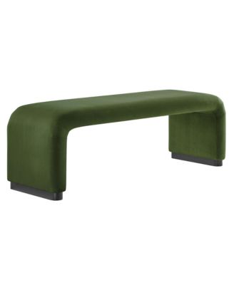 Koda Performance Velvet Waterfall Long Bench
