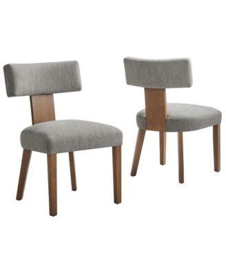  Nalani Fabric Upholstered Dining Chairs, Set of 2