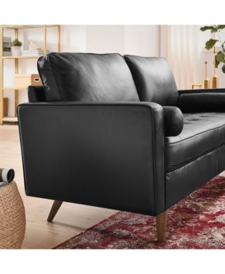  Valour Leather Loveseat