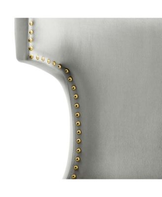  Curve Performance Velvet Dining Chairs, Set of 2