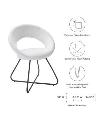  Nouvelle Upholstered Fabric Dining Chair, Set of 2