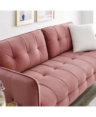  Cameron Tufted Performance Velvet Sofa