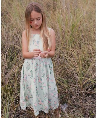  Girls' Organic Sleeveless Sateen Party Dress - Little Kid, Big Kid