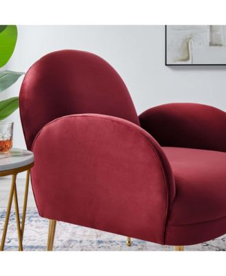  Transcend Performance Velvet Armchair